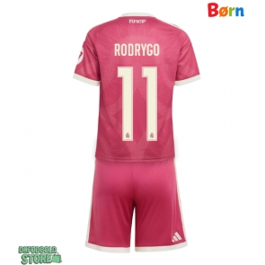 Real Madrid Rodrygo Goes #11 Replika Babytøj Tredje sæt Børn 2026-27 Kortærmet (+ Korte bukser)